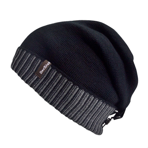 Шапка водонепроницаемая Dexshell Beanie Slouch, DH382B черный фото 2